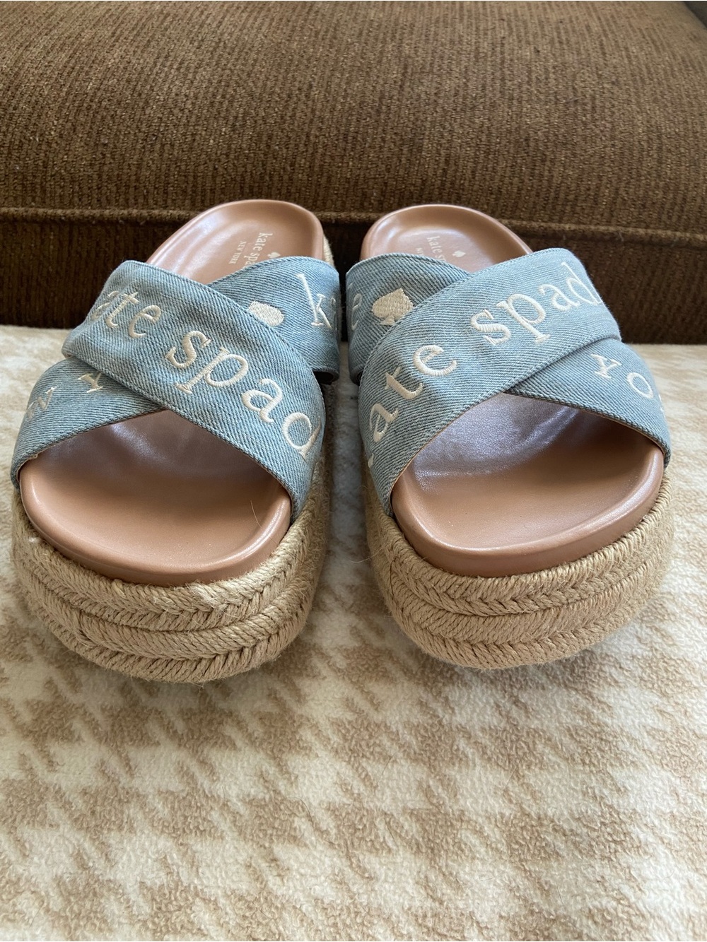 Kate Spade Piper Espadrille platform sandal size 10 - Picture 5 of 6